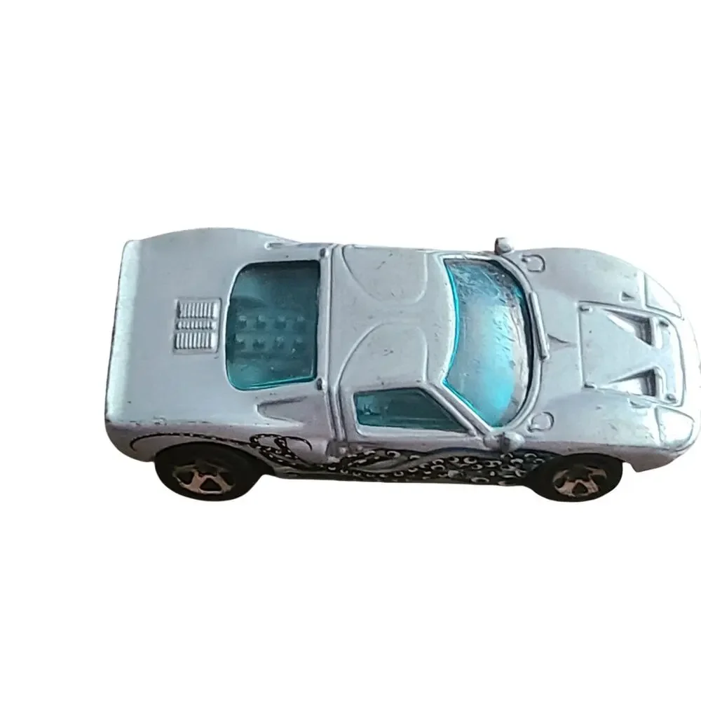 HOT WHEELS Ford GT-40 | Light Blue Car  Octopus  1999 Mattel